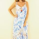 Robe tie and dye – Pompon | COSIMA