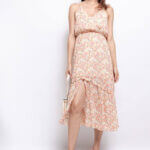 Robe midi imprimée