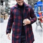 Manteau à carreaux HUNIFIVE pour homme