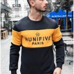Sweatshirt brodé HUNIFIVE pour homme