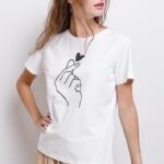T-shirt à message